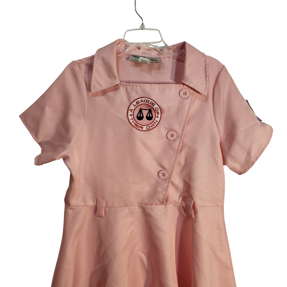 Fun Costumes A League of Their Own Pink Baseball Uniform Dress 1X Halloween